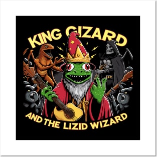 king gizzard and the lizard wizard Posters and Art